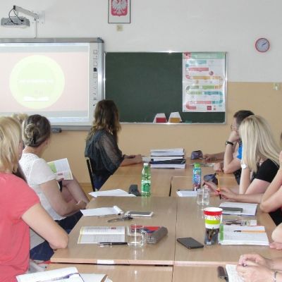 Szkolny Dzień Bezpieczeństwa Cyfrowego w Zespole Szkolno  - Przedszkolnym SP w Łazach ( gimnazjum)